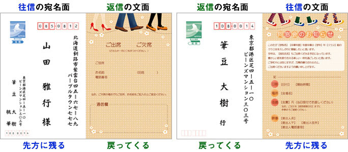 往復はがきの書き方や返信時のマナーをチェック ためになる はがきの豆知識 年賀状 はがきのマナーや書き方がわかるお悩み解決サイト 筆まめでぃあ 筆まめネット