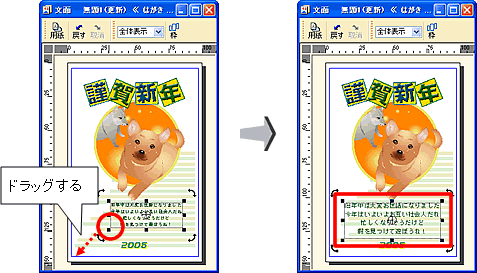 ���͂̃T�C�Y��ύX����摜