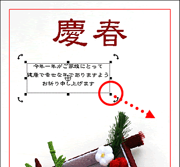 ���͘g���h���b�O���傫����ύX���܂��B